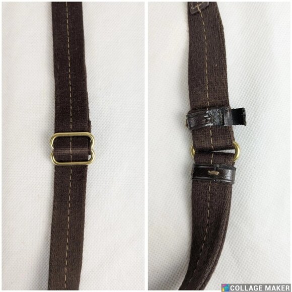 COACH F21905 SIGNATURE STRIPE DUFFLE SIGNATURE FABRIC Dark Brown - Picture 12 of 15